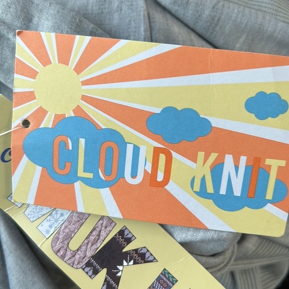 MUK LUKS Women's Cloud Knit Love to Layer Long Sleeve Open Front Cardigan 1X - Picture 8 of 15